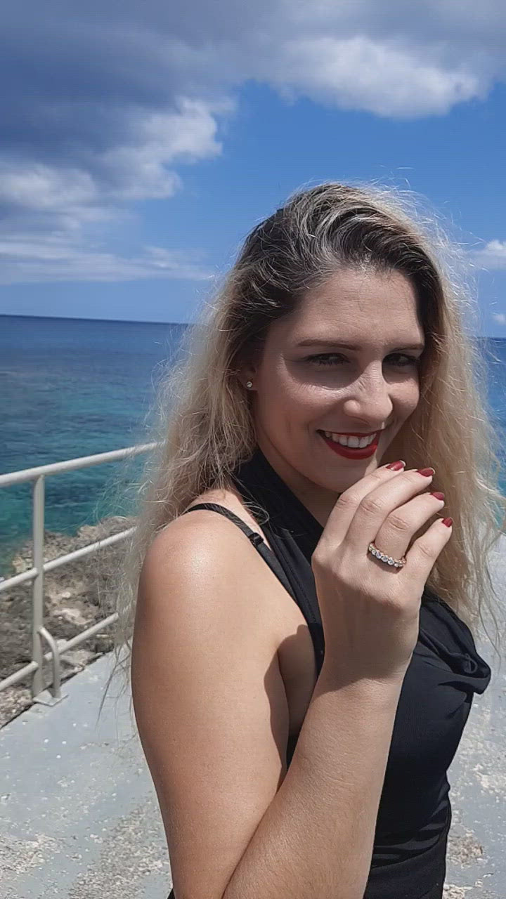 Eterna Diamond Eternity Band Women's Ring 4.00 ct tw 14kt Gold