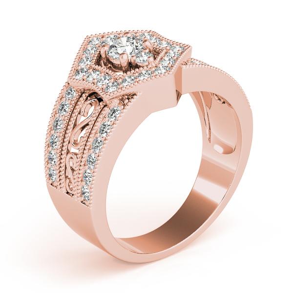 Diamond Ring Women's 0.68ct tw with 14kt Gold