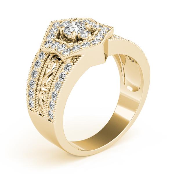 Diamond Ring Women's 0.68ct tw with 14kt Gold
