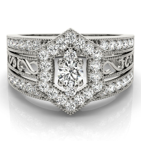 Diamond Ring Women's 0.68ct tw with 14kt Gold