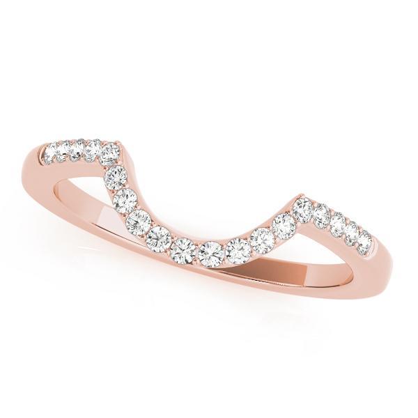 Diamond U Band Women's 0.25ct tw with 14kt Gold