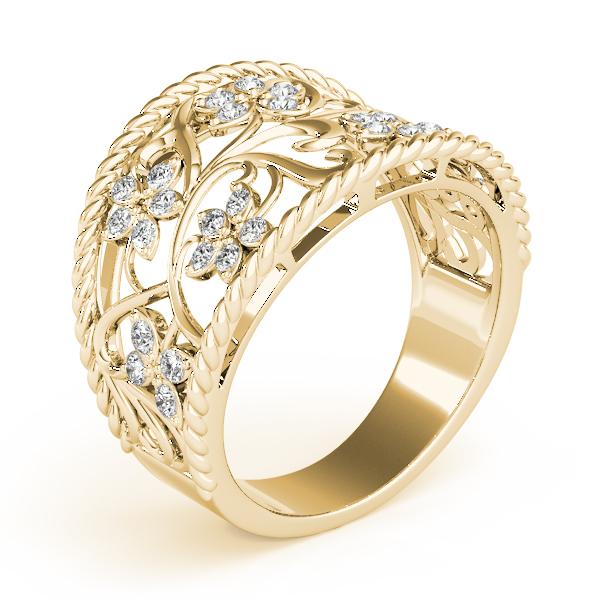 Diamond Ring Women's 0.18ct tw with 14kt Gold