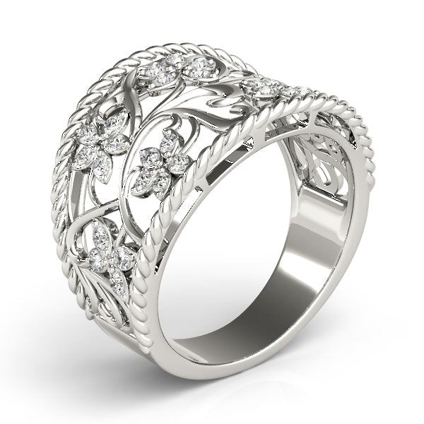 Diamond Ring Women's 0.18ct tw with 14kt Gold