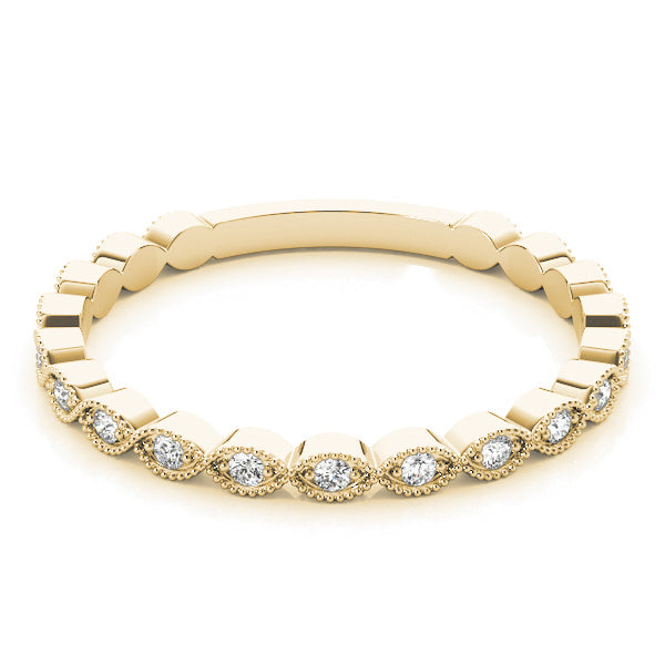 Stackable Diamond Rings 0.12ct 14kt Gold - $945 for Set of 3