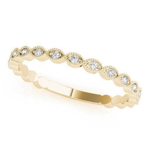 Stackable Diamond Rings 0.12ct 14kt Gold - $945 for Set of 3