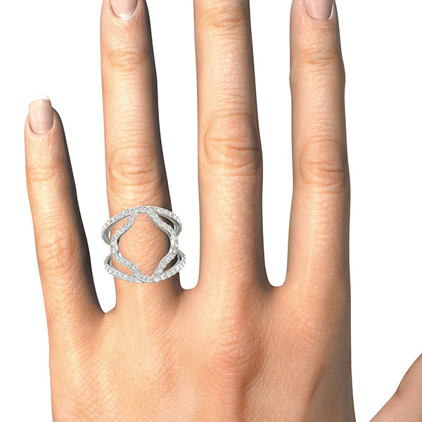 Diamond Ring Women's 0.77ct tw with 14kt Gold