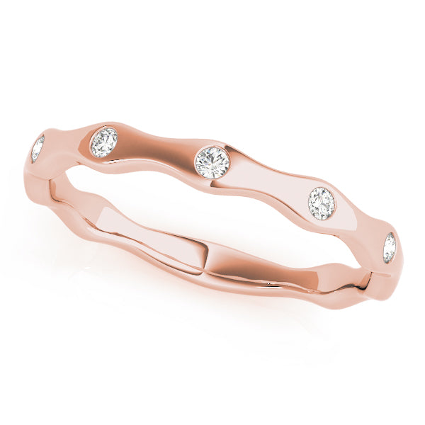 Stackable Diamond Rings 0.22ct 14kt Gold - $2400 for Set of 3