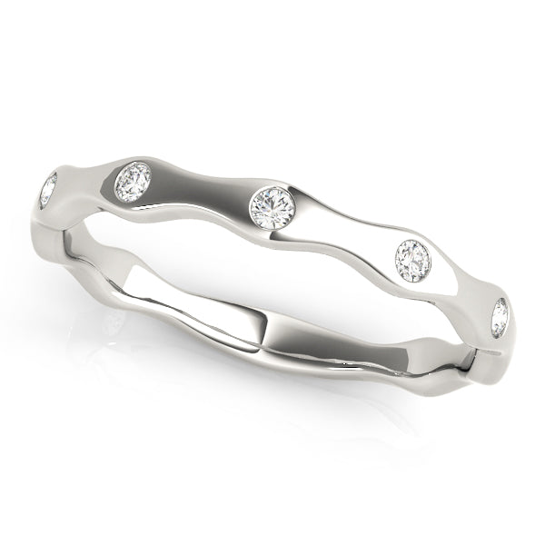 Stackable Diamond Rings 0.22ct 14kt Gold - $2400 for Set of 3