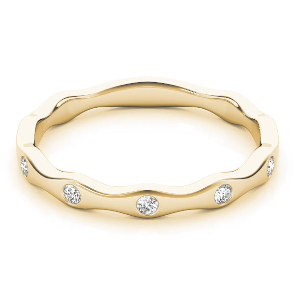 Stackable Diamond Rings 0.22ct 14kt Gold - $2400 for Set of 3