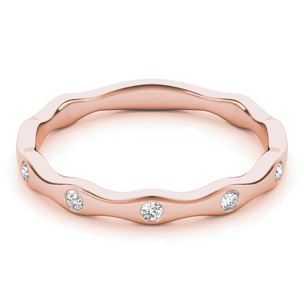 Stackable Diamond Rings 0.22ct 14kt Gold - $2400 for Set of 3
