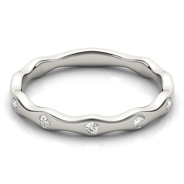 Stackable Diamond Rings 0.22ct 14kt Gold - $2400 for Set of 3