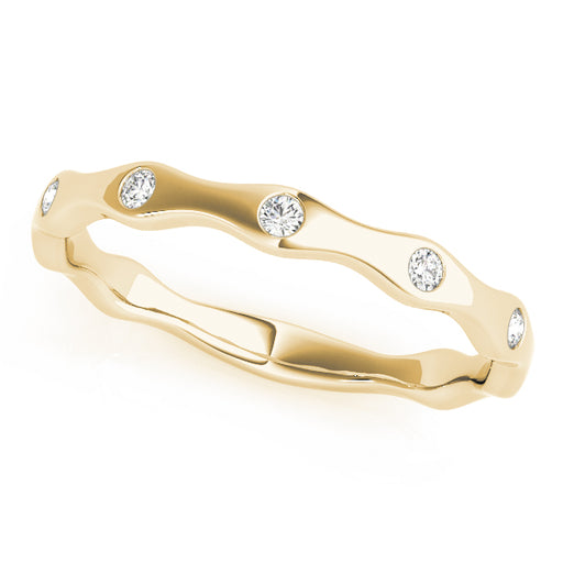 Stackable Diamond Rings 0.22ct 14kt Gold - $1186 for Set of 3