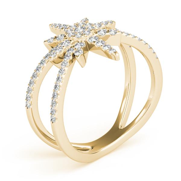 Diamond Ring Women's 0.48ct tw with 14kt Gold