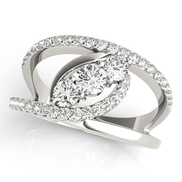 Diamond Ring Women's 0.94ct tw with 14kt Gold