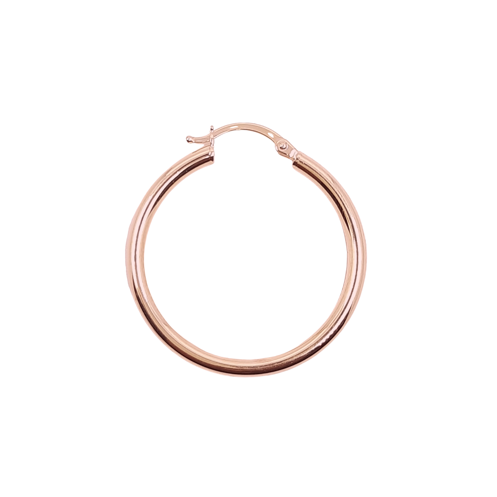 14k High Polish Gold Hoops 2” 1.5mm thick