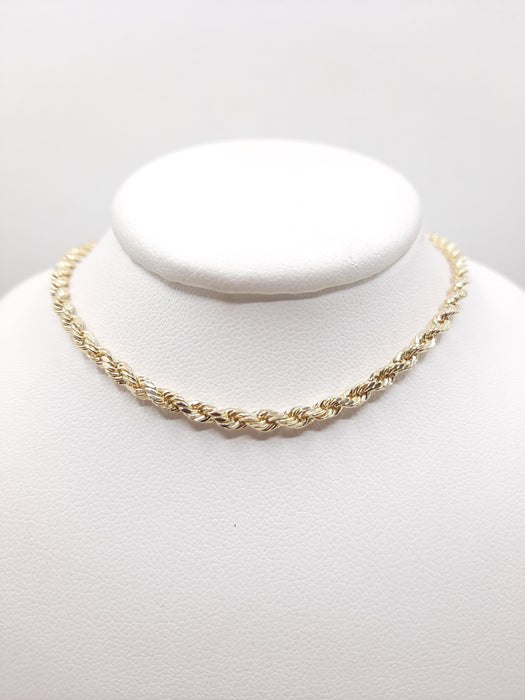 Rope Chain 14kt 6MM - All lengths available