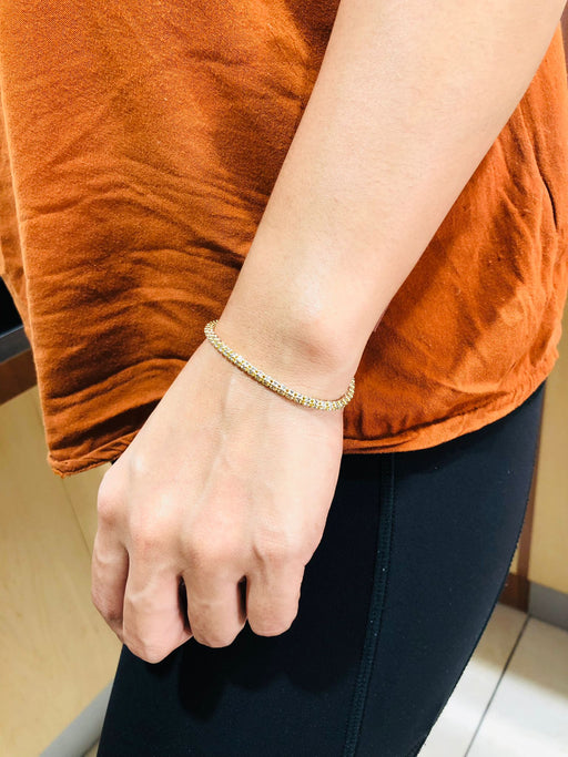 Women's Marquise Bracelet 14k 2MM 8.5