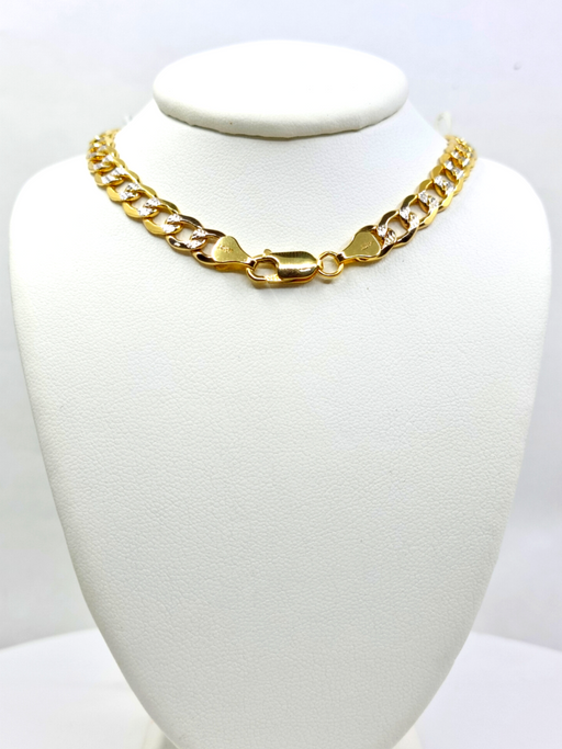 Cuban Link Diamond Cut Chain 14k 6MM - All lengths available