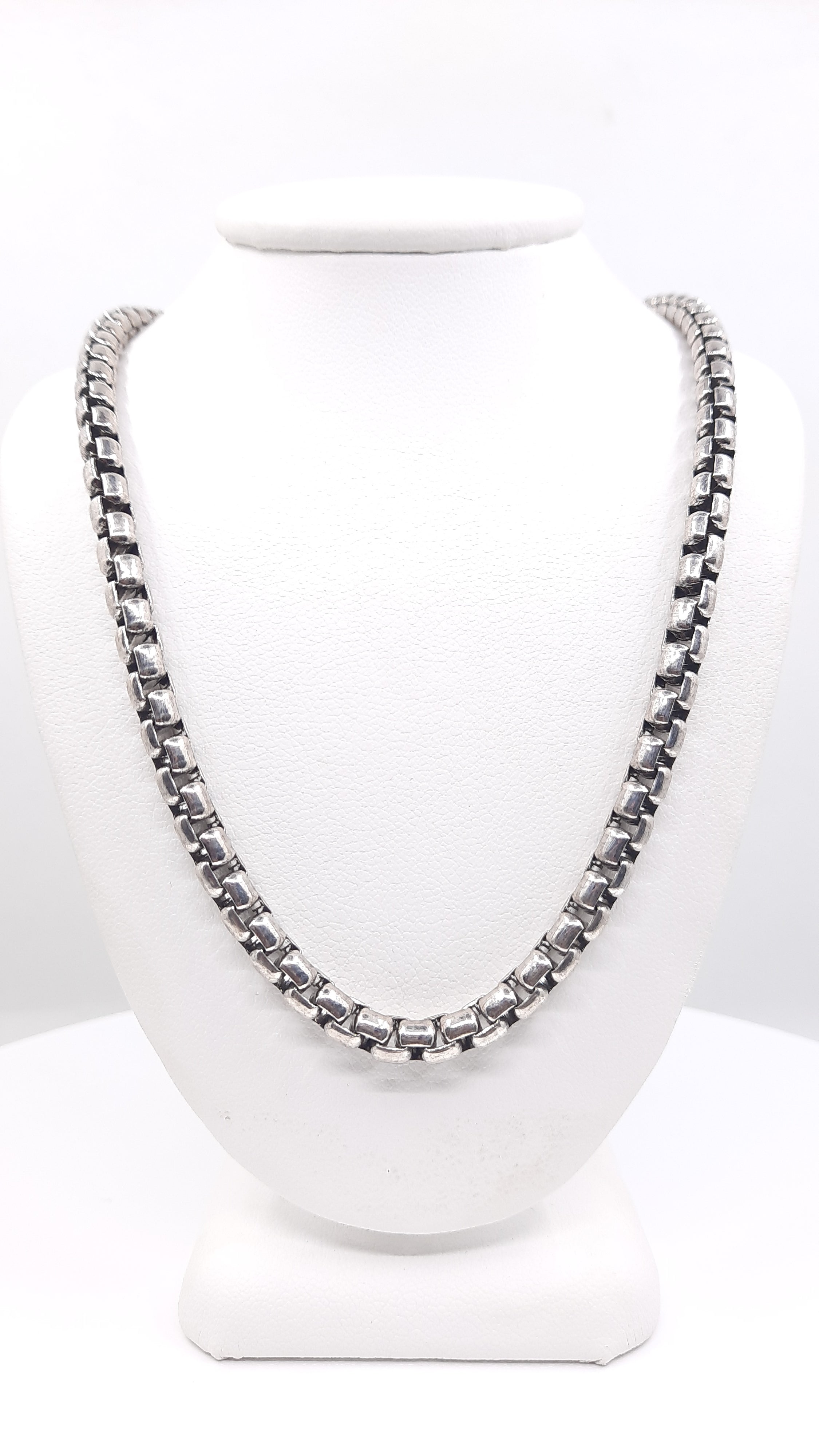 Diamond Marquise Necklace Silver 22