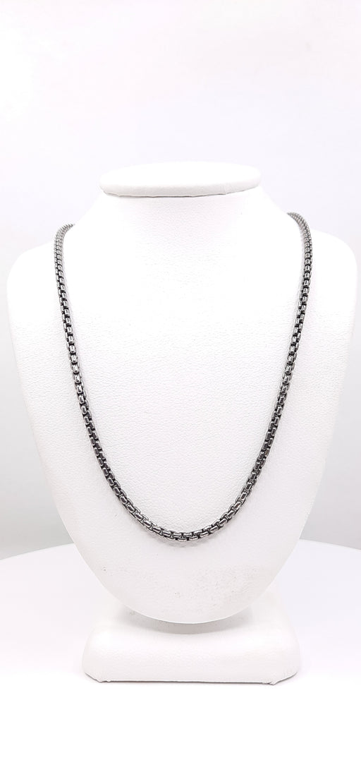 Diamond Marquise Necklace Silver 22