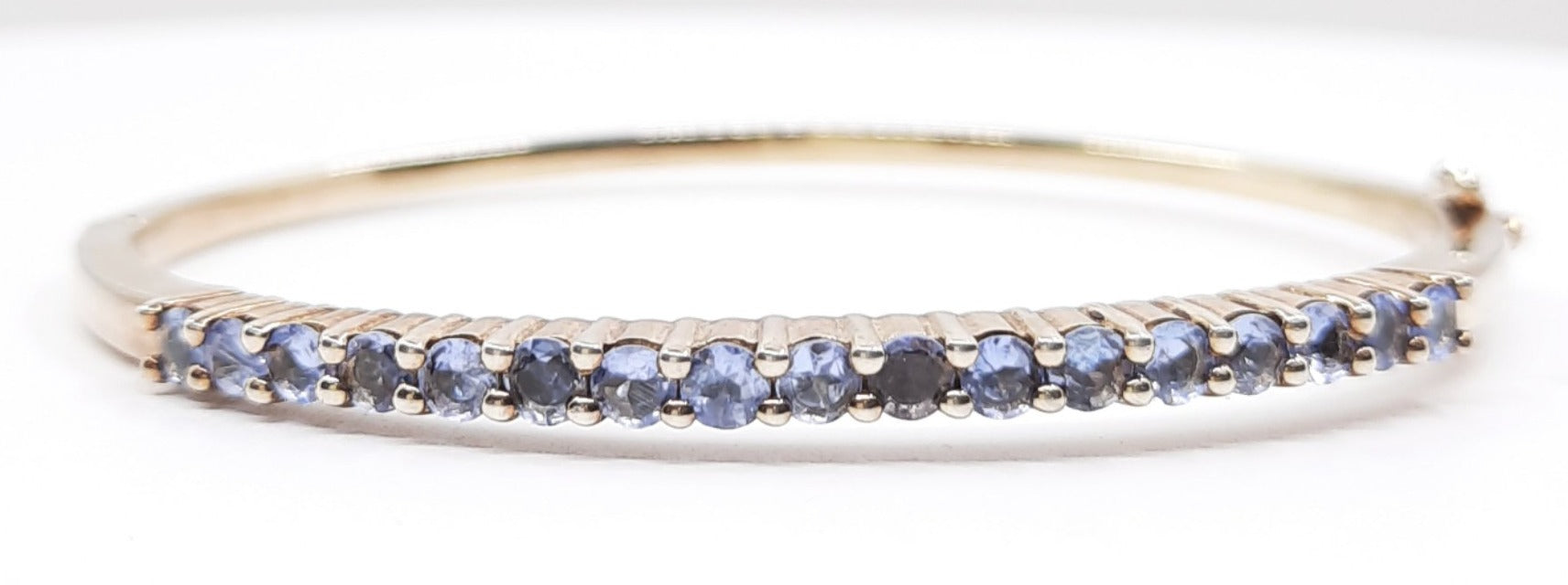 Tanzanite 2.00ct tw Bangle/Bracelet - Silver