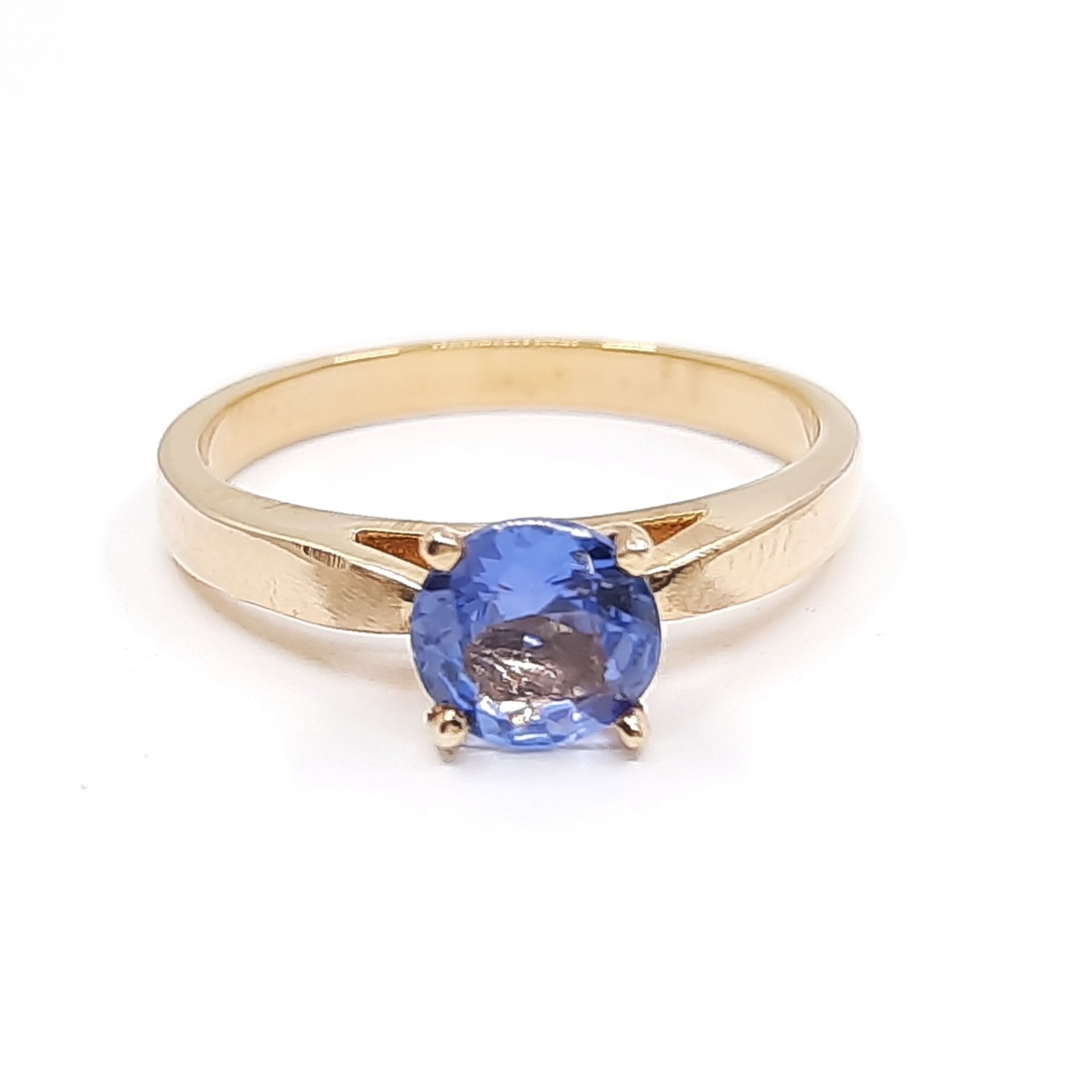 Tanzanite 0.70ct tw Ring 14kt Gold