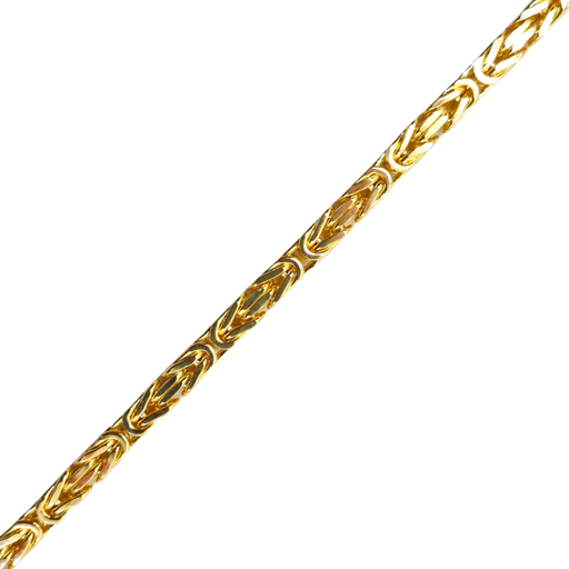 King's Link Bracelet 14kt 5MM 8.5
