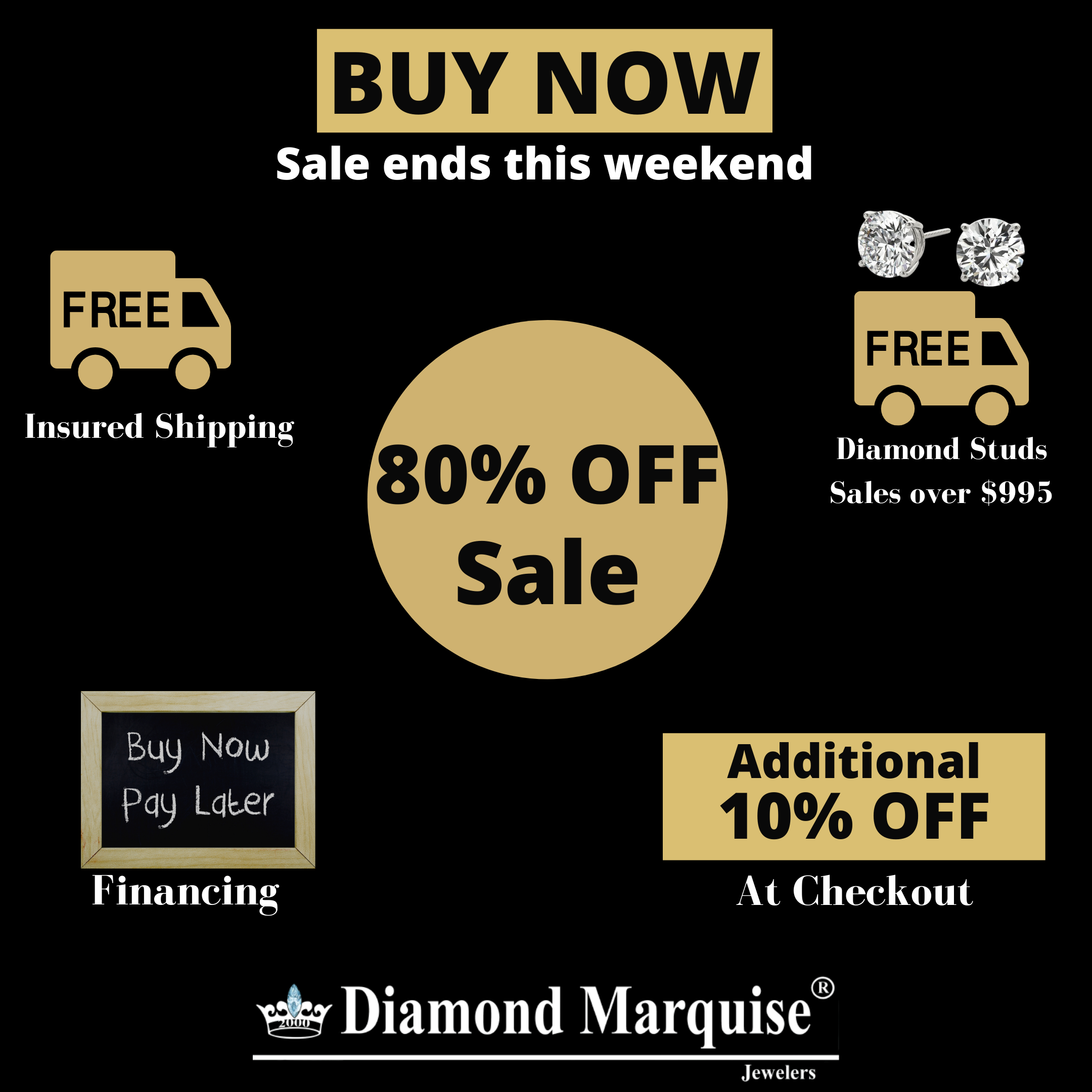 Tanzanite 0.56ct & Diamond 0.61ct Earrings - 14kt Gold