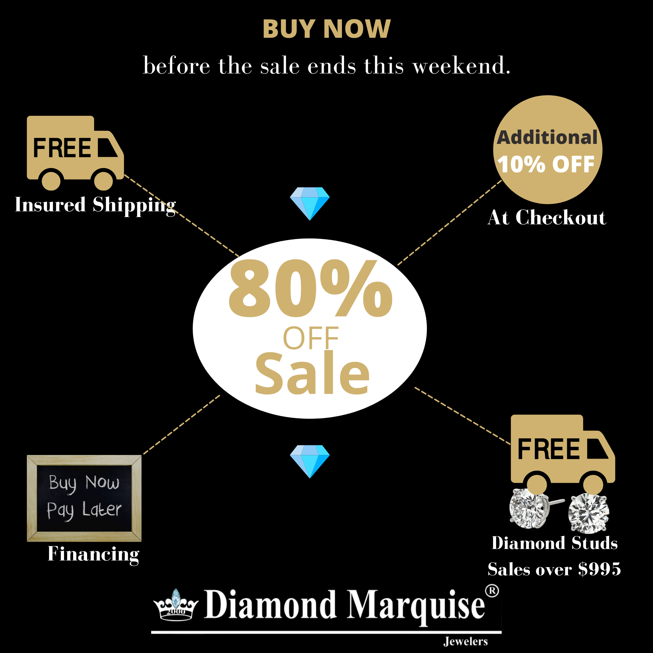 Diamond Ring Women's 1.04 ct tw with 14kt Gold