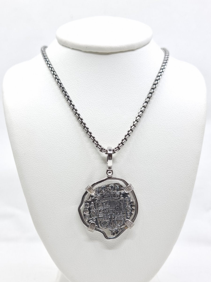Atocha Irregular replica Coin 1inch with 925 Silver Frame
