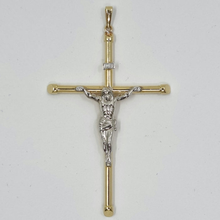 14kt Small Cross Crucifix Pendant