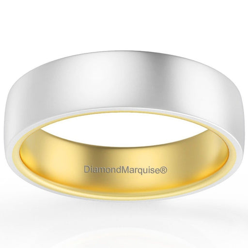 Platinum & 18kt Gold Wedding Band 4mm
