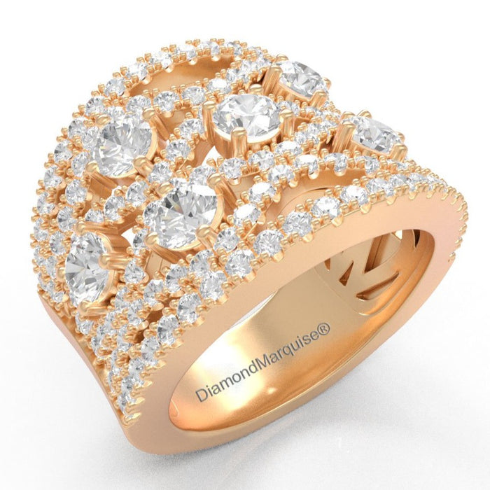 Diamond Ring Women's 3.00ct tw with 14kt Gold