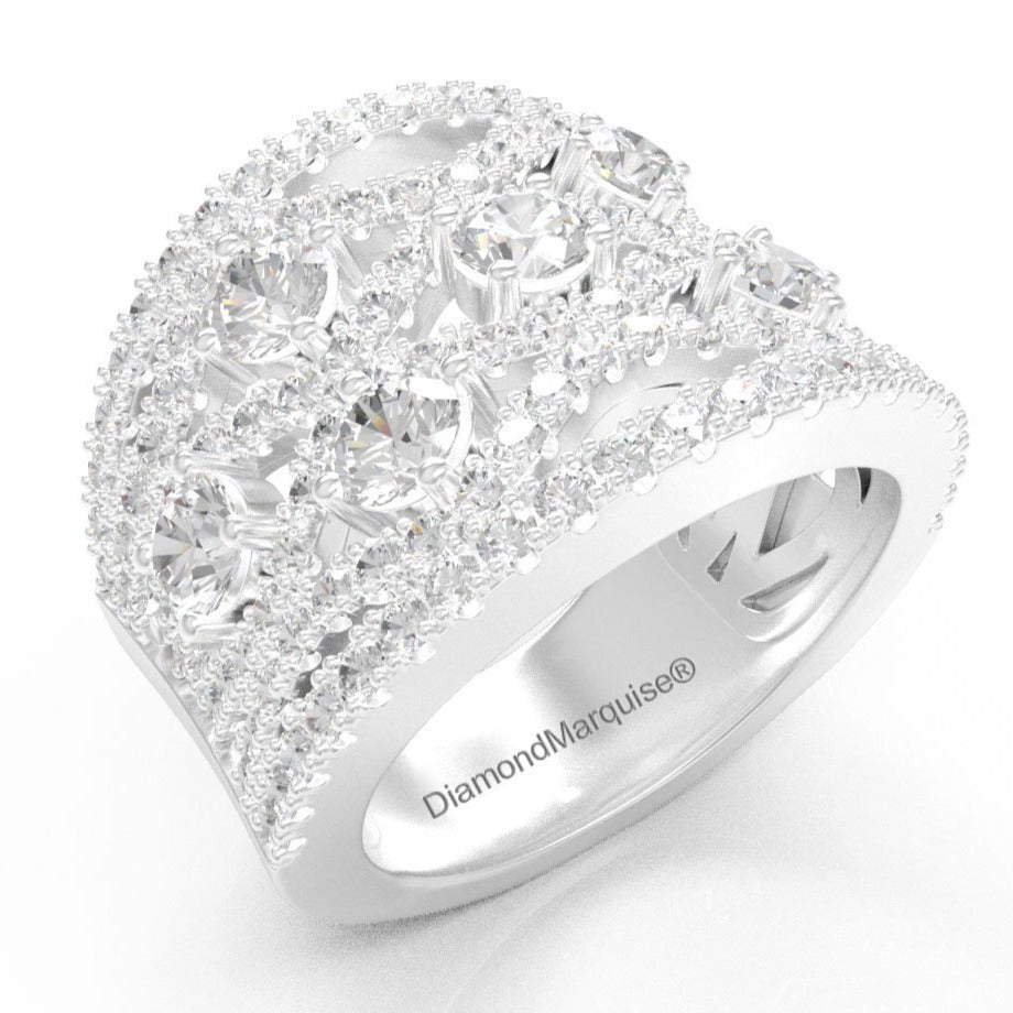 Diamond Ring Women's 3.00ct tw with 14kt Gold