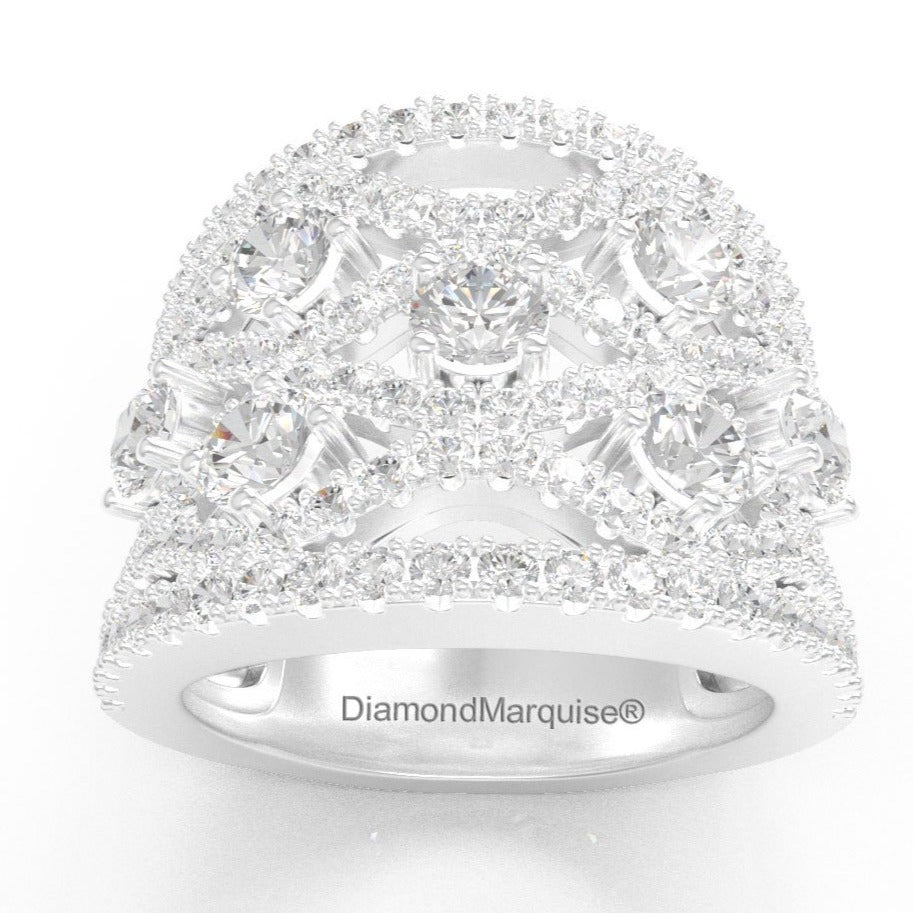 Diamond Ring Women's 3.00ct tw with 14kt Gold