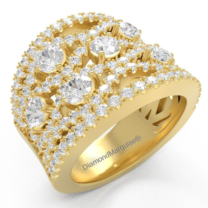 Diamond Ring Women's 3.00ct tw with 14kt Gold
