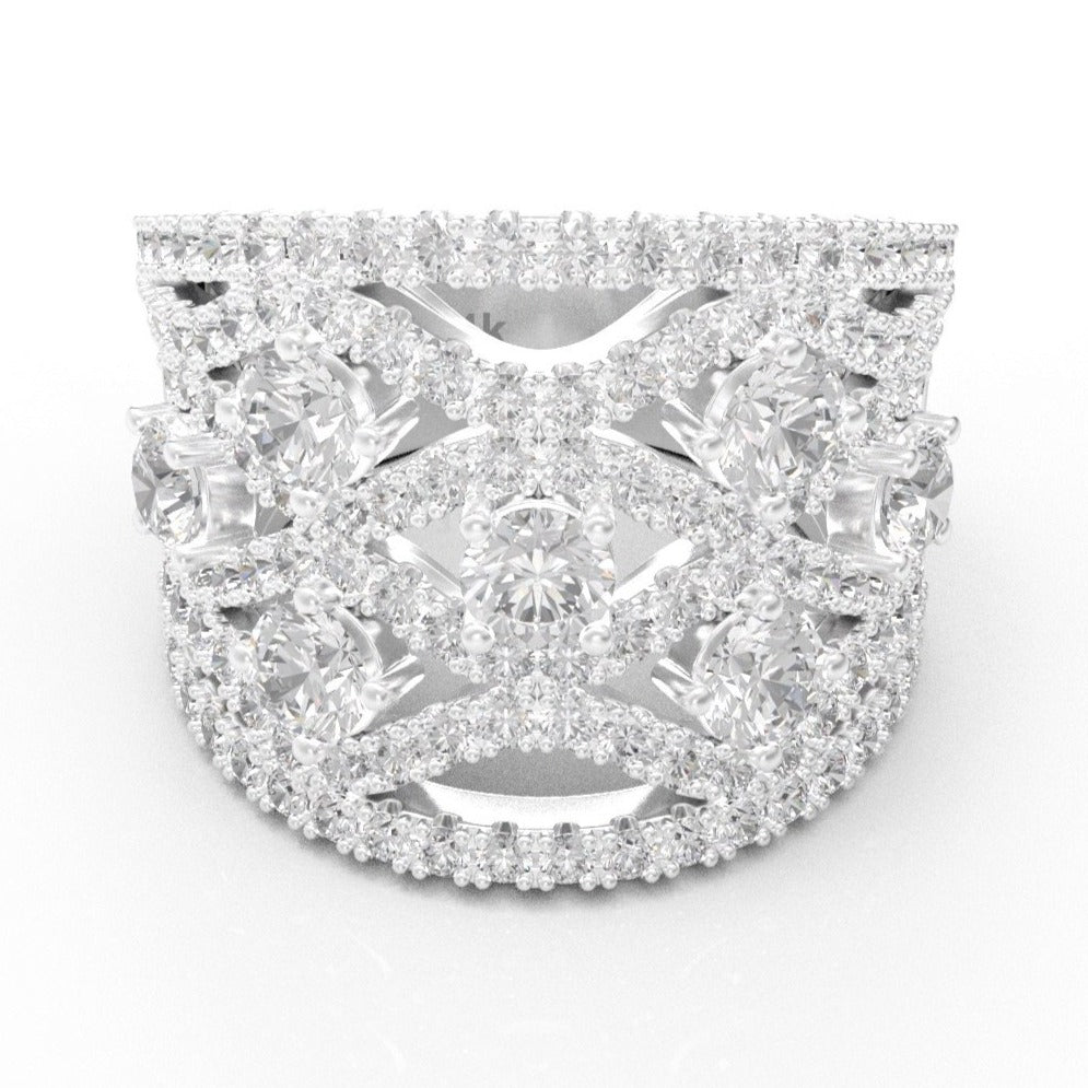 Diamond Ring Women's 3.00ct tw with 14kt Gold