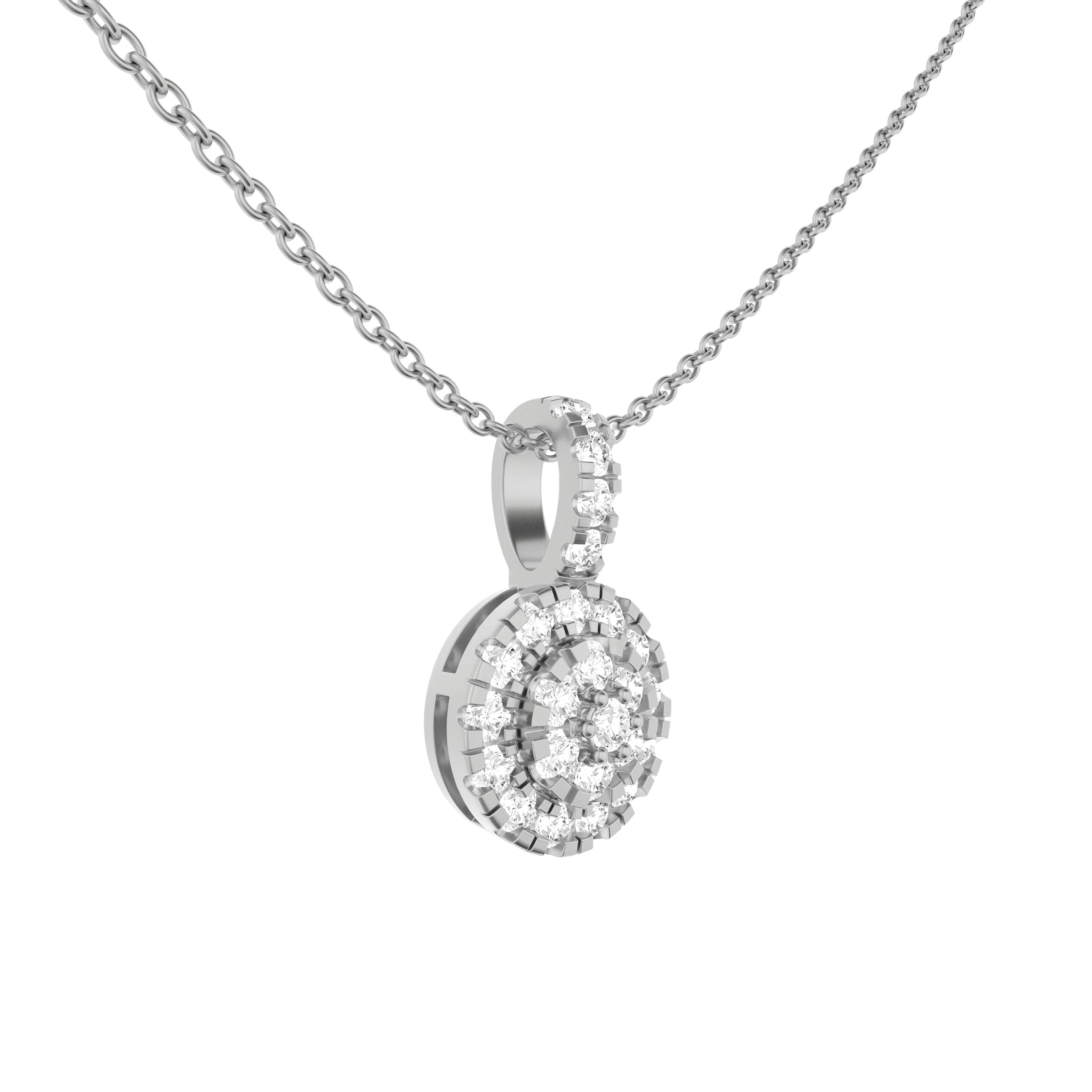 SeaFraa Round Diamond Necklace 1.15 carats of diamonds in 14kt Gold