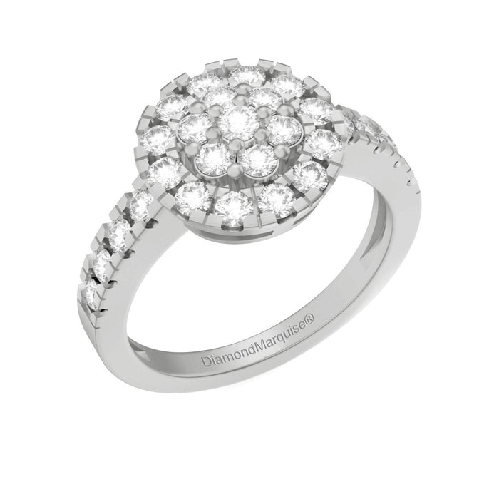 SeaFraa Round Diamond Ring 1.15 carats of diamonds in 14kt Gold