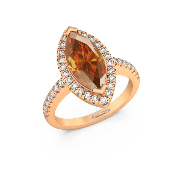 "Marvelous Marquise" Ring with 2.48ct Roatanique