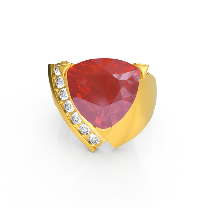 “Trillionaire” Ring with 6.03ct Trillion Dominicanique