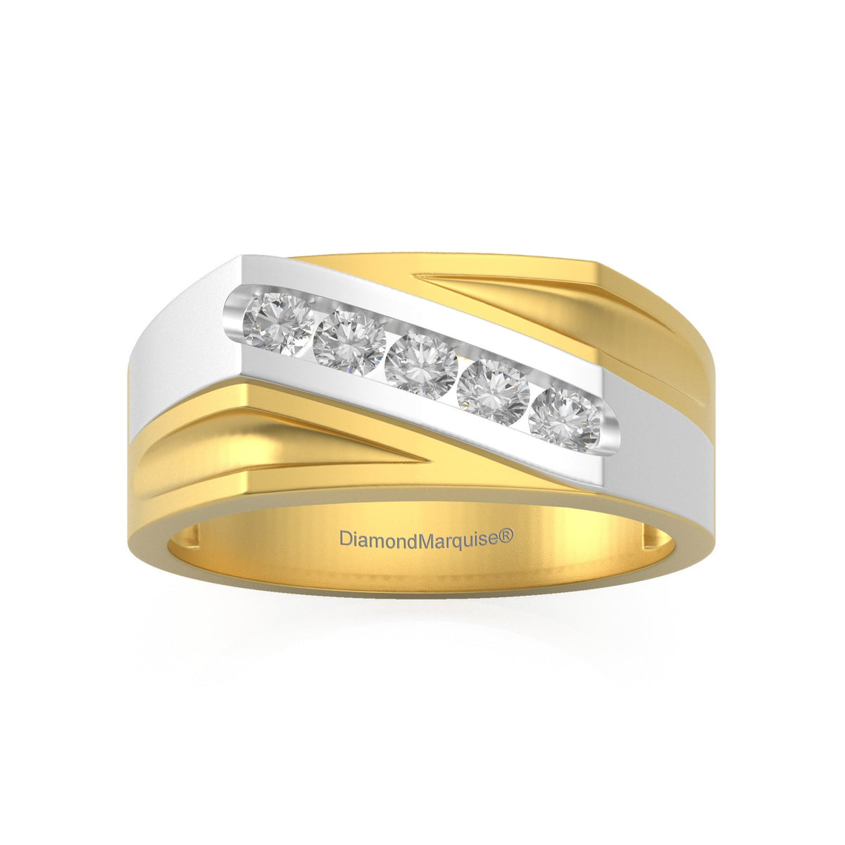 Mens marquise sale diamond ring