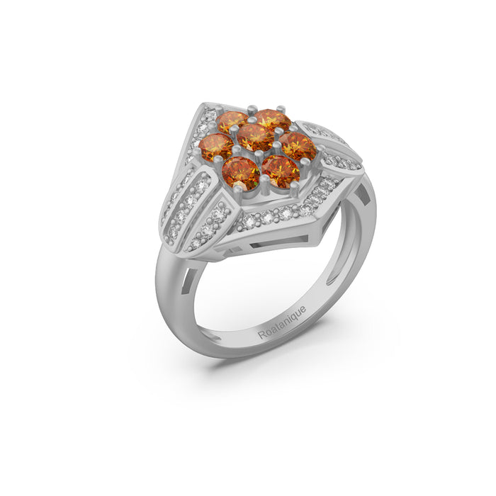 “Royalty Look” Ring accented with Roatanique