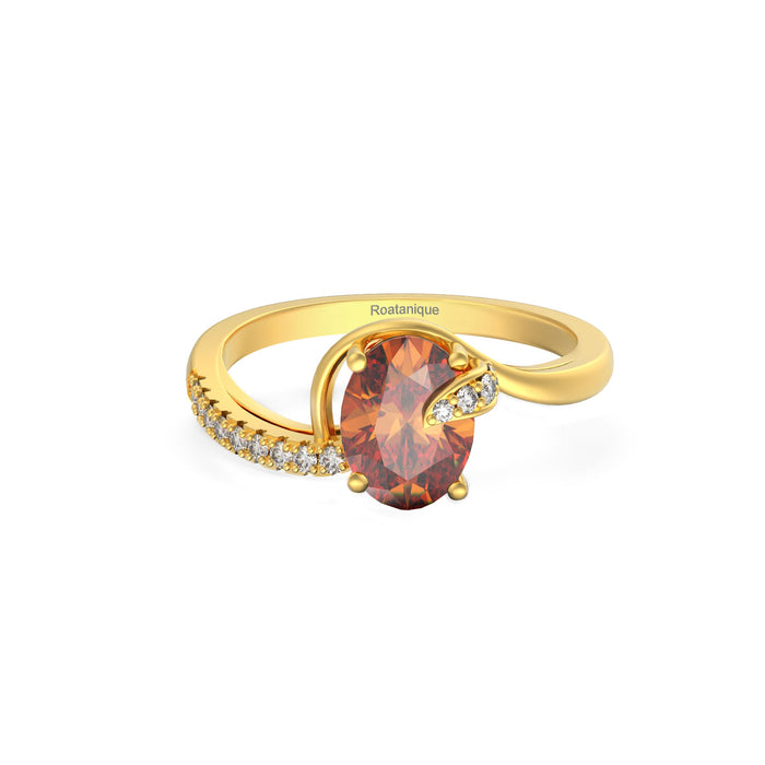 “Simply Unique” Ring with dashing Roatanique