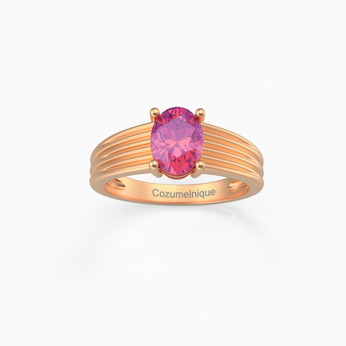 "Adore You" Ring with 1.36ct Cozumelique