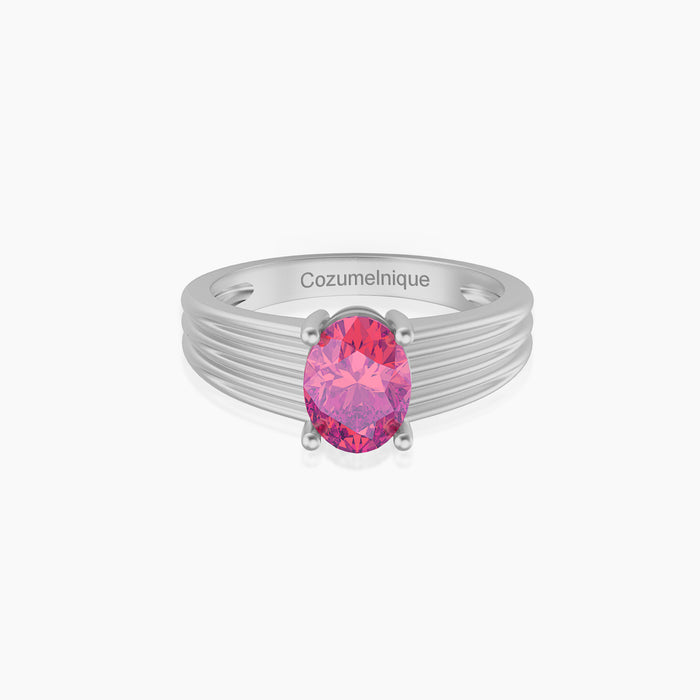 "Adore You" Ring with 1.36ct Pink Rose
