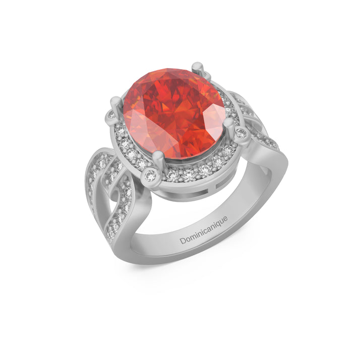 “Infinite Glamour” Ring accented with 5.05ct Dominicanique