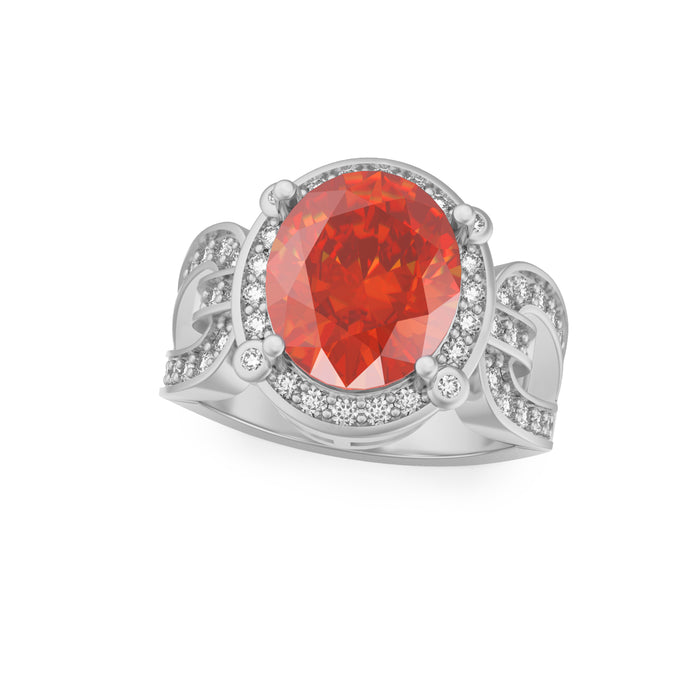 “Infinite Glamour” Ring accented with 5.05ct Dominicanique