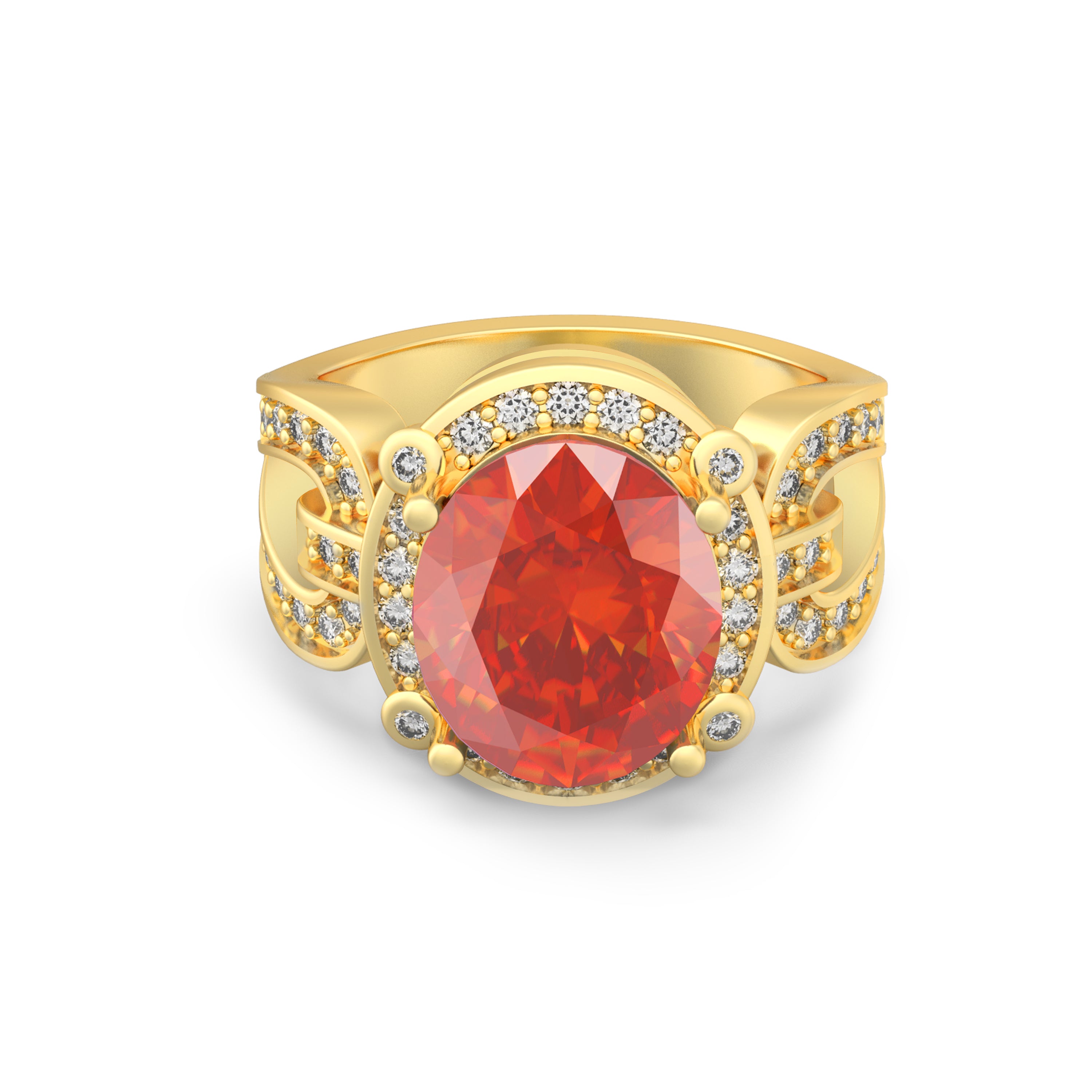 “Infinite Glamour” Ring accented with 5.05ct Dominicanique