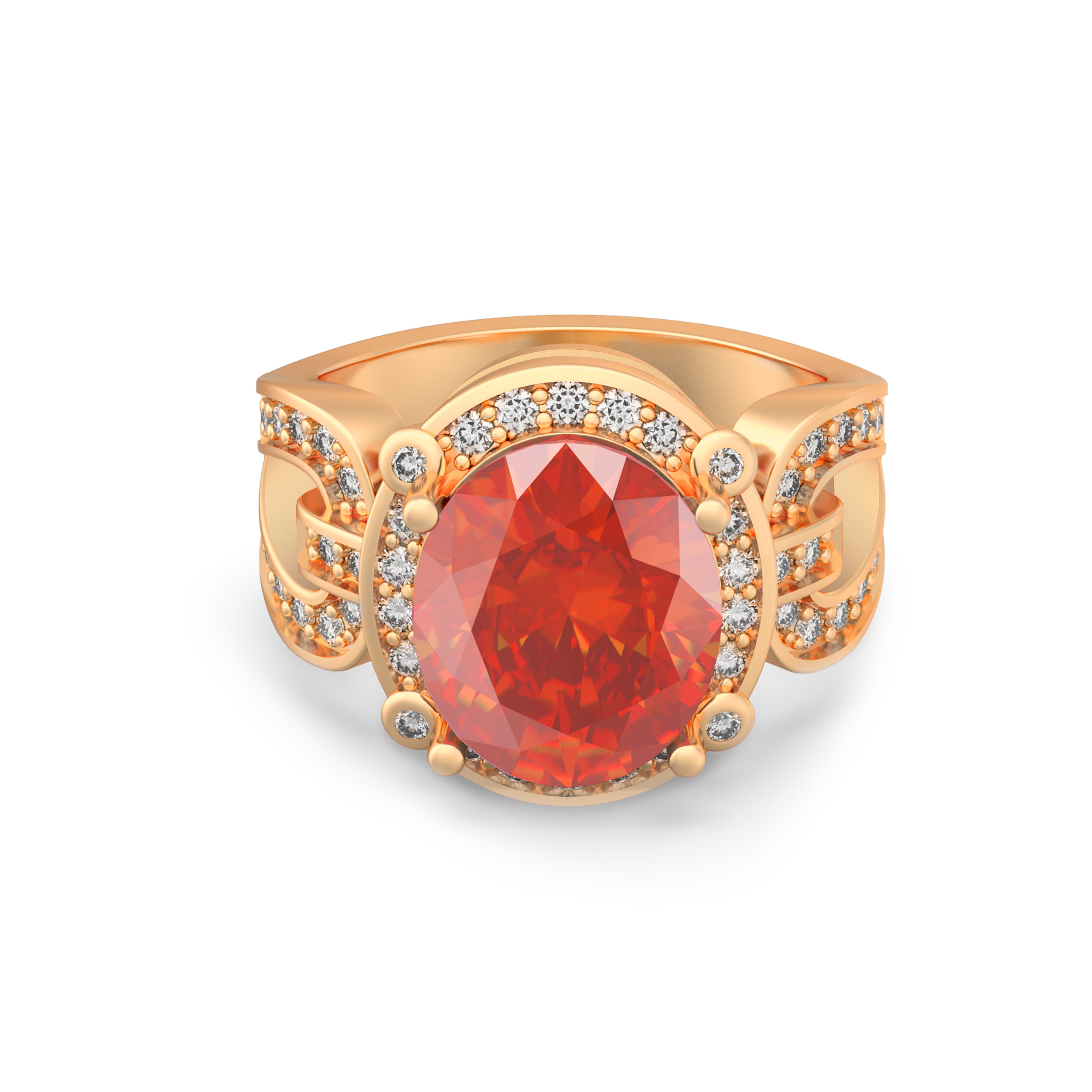 “Infinite Glamour” Ring accented with 5.05ct Dominicanique